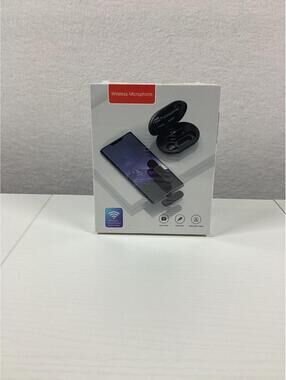 Lavalier Microphone Wireless Audio Video Recording Mini Mic For iPhone NIB